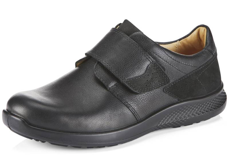 GINO GALANTE, bequeme Herren-Slipper, Weite K, mit herausnehmbarem Fußbett, Schwarz, Größe 44 von GINO GALANTE