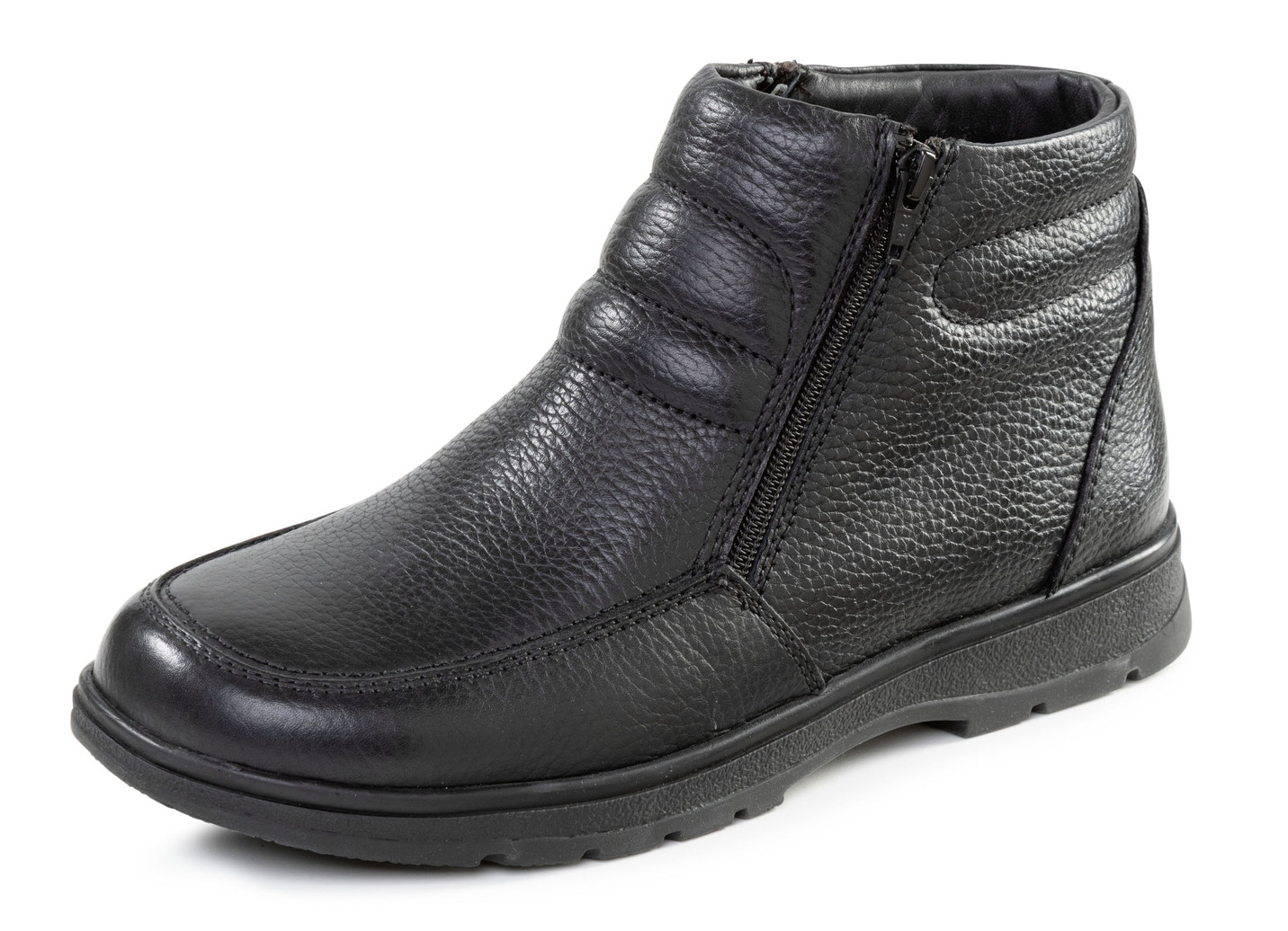 GINO GALANTE, gefütterte Herren-Boots, Winterschuhe, mit Lammfell, Schwarz, Größe 40 von GINO GALANTE
