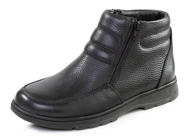 GINO GALANTE, gefütterte Herren-Boots, Winterschuhe, mit Lammfell, Schwarz, Größe 43 von GINO GALANTE