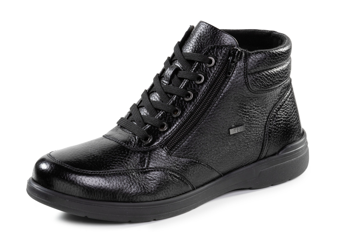 GINO GALANTE, gefütterte Herren-Boots, Winterschuhe, mit Reißverschluss, Schwarz, Größe 43 von GINO GALANTE