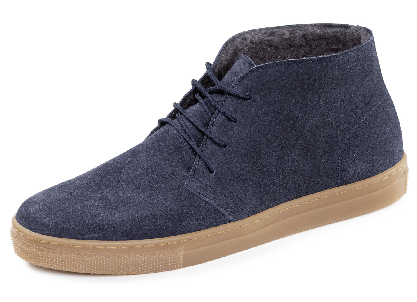 GINO GALANTE, gefütterte Herren-Boots, Winterschuhe, mit Wolle, Marine, Größe 46 von GINO GALANTE