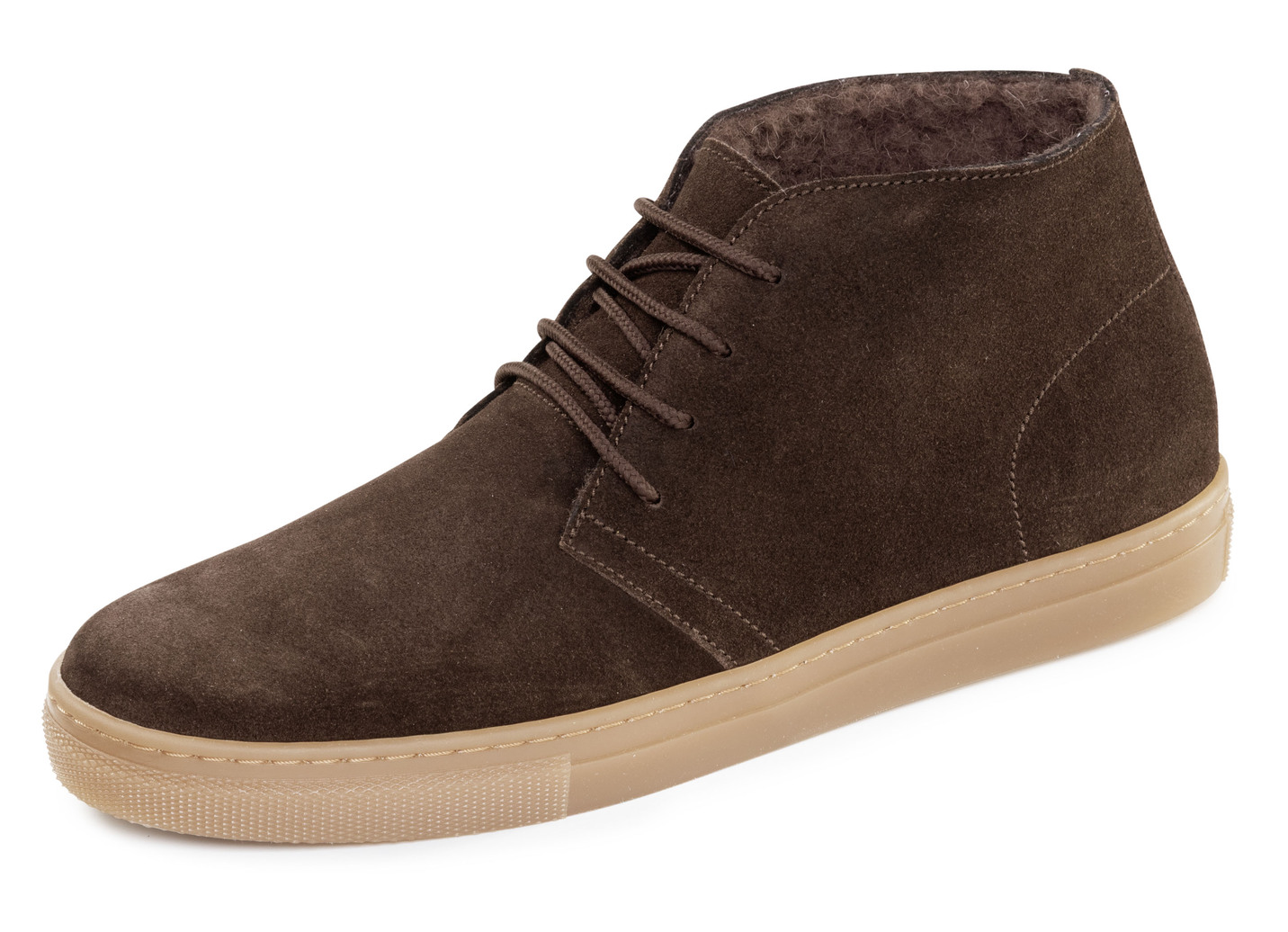 GINO GALANTE, gefütterte Herren-Boots, Winterschuhe, mit Wolle, Mokka, Größe 41 von GINO GALANTE