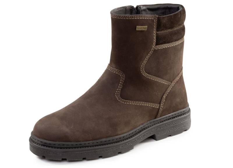 GINO GALANTE, gefütterte Herren-Stiefel, Winterschuhe, mit Lammfell, Braun, Größe 41 von GINO GALANTE