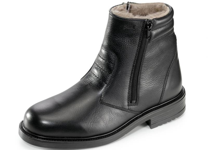 GINO GALANTE, gefütterte Herren-Stiefel, Winterschuhe, mit Lammfell, Schwarz, Größe 46 von GINO GALANTE