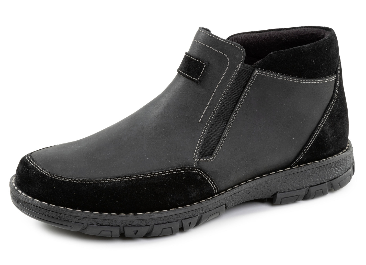 GINO GALANTE, klassische Herren-Boots, mit herausnehmbarem Fußbett, Schwarz, Größe 44 von GINO GALANTE