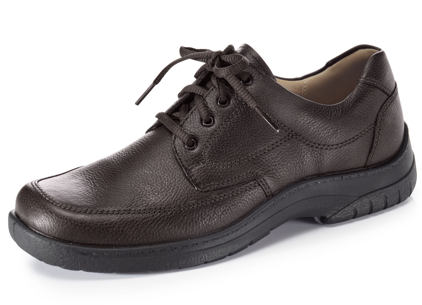 GINO GALANTE, klassische Herren-Schnürschuhe, mit herausnehmbarem Fußbett, Mokka, Größe 45 von GINO GALANTE