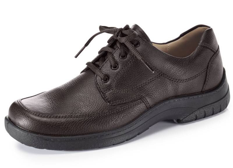 GINO GALANTE, klassische Herren-Schnürschuhe, mit herausnehmbarem Fußbett, Mokka, Größe 45 von GINO GALANTE