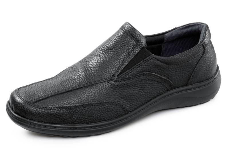 GINO GALANTE, klassische Herren-Slipper, mit herausnehmbarem Fußbett, Schwarz, Größe 40 von GINO GALANTE