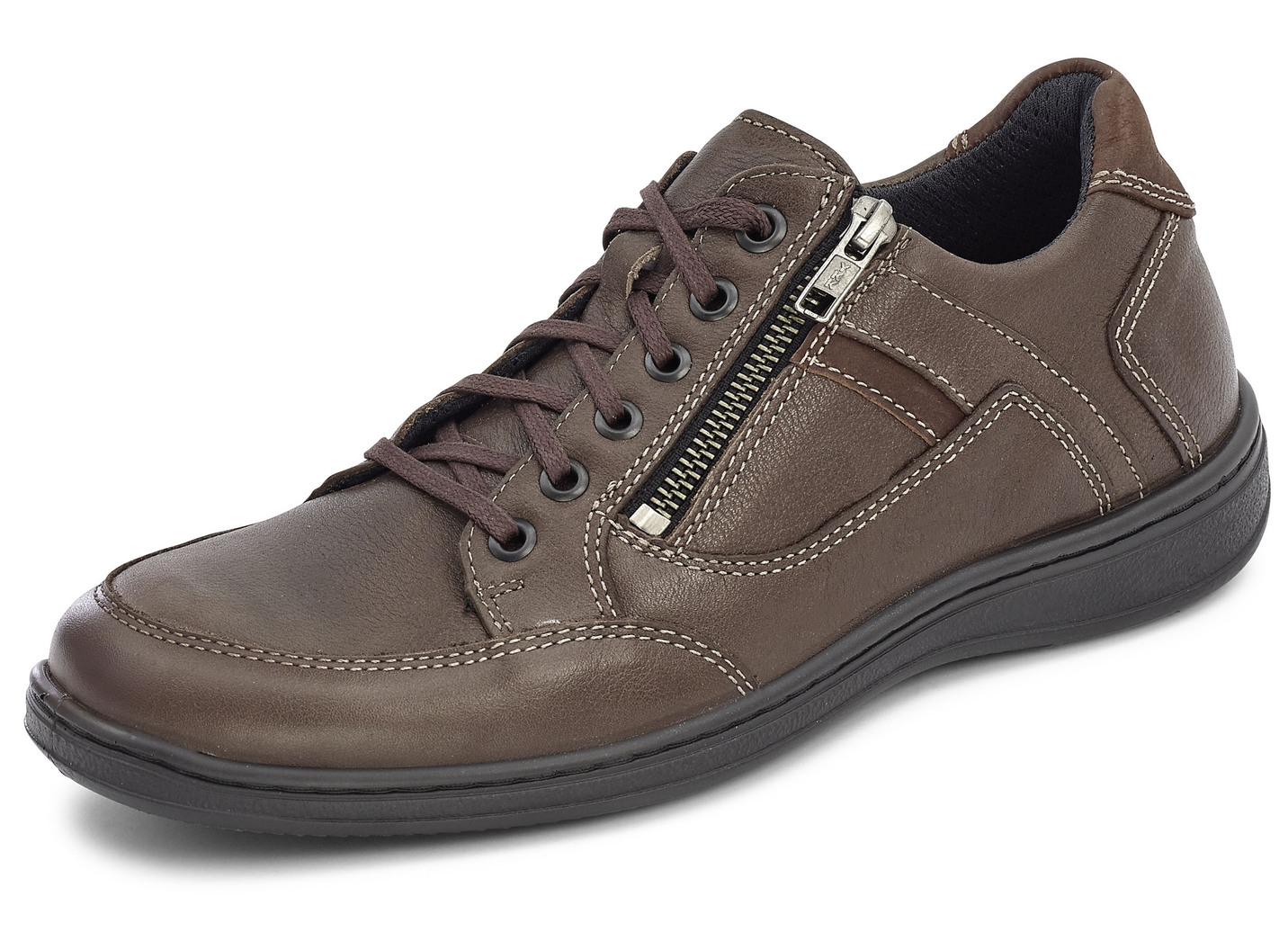 GINO GALANTE, sportliche Herren-Schnürhschuhe, mit herausnehmbarem Fußbett, Marone, Größe 42 von GINO GALANTE