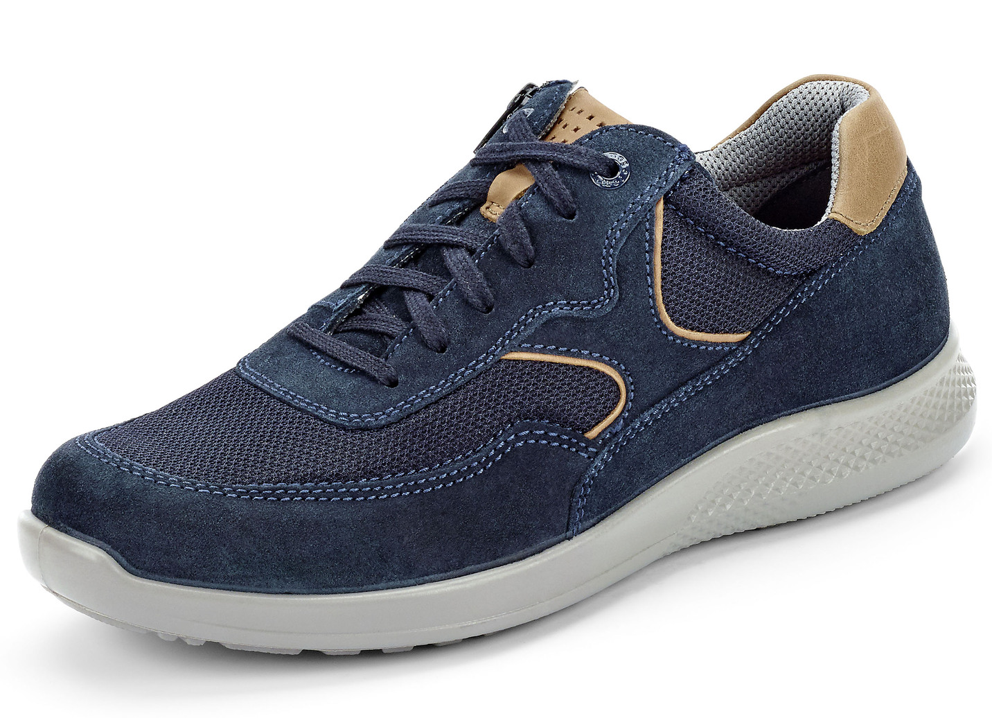 GINO GALANTE, sportliche Herren-Schnürschuhe, Weite K, mit herausnehmbarem Fußbett, Marine, Größe 41 von GINO GALANTE