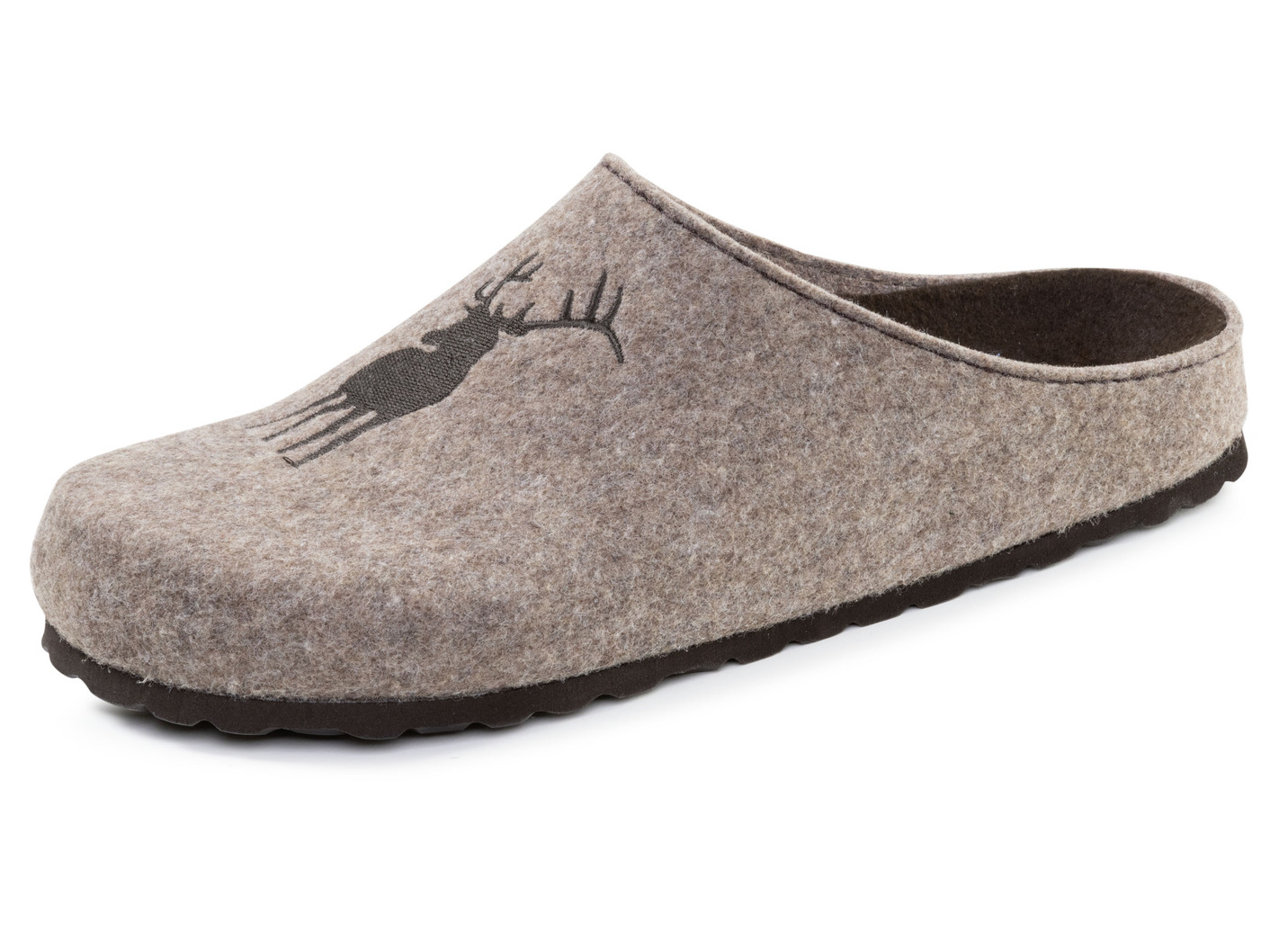 GINO GALANTE, trendige Herren-Hausschuhe, Weite H, mit Hirsch-Stickerei, Sand, Größe 45 GINO GALANTE, trendige Herren-Hausschuhe, Weite H, mit Hirsch-Stickerei, Sand, Größe 45 von GINO GALANTE