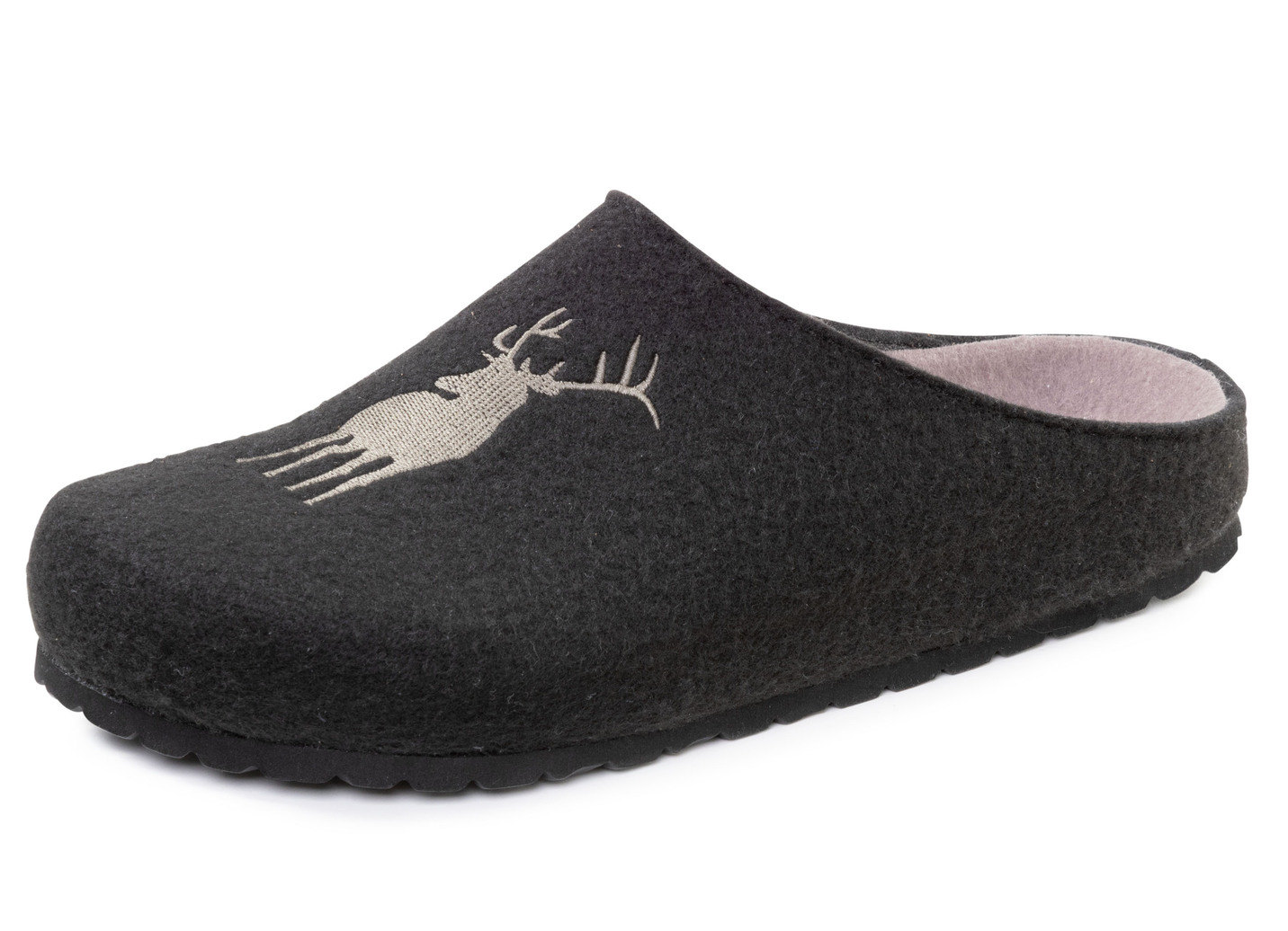 GINO GALANTE, trendige Herren-Hausschuhe, Weite H, mit Hirsch-Stickerei, Schwarz, Größe 44 GINO GALANTE, trendige Herren-Hausschuhe, Weite H, mit Hirsch-Stickerei, Schwarz, Größe 44 von GINO GALANTE