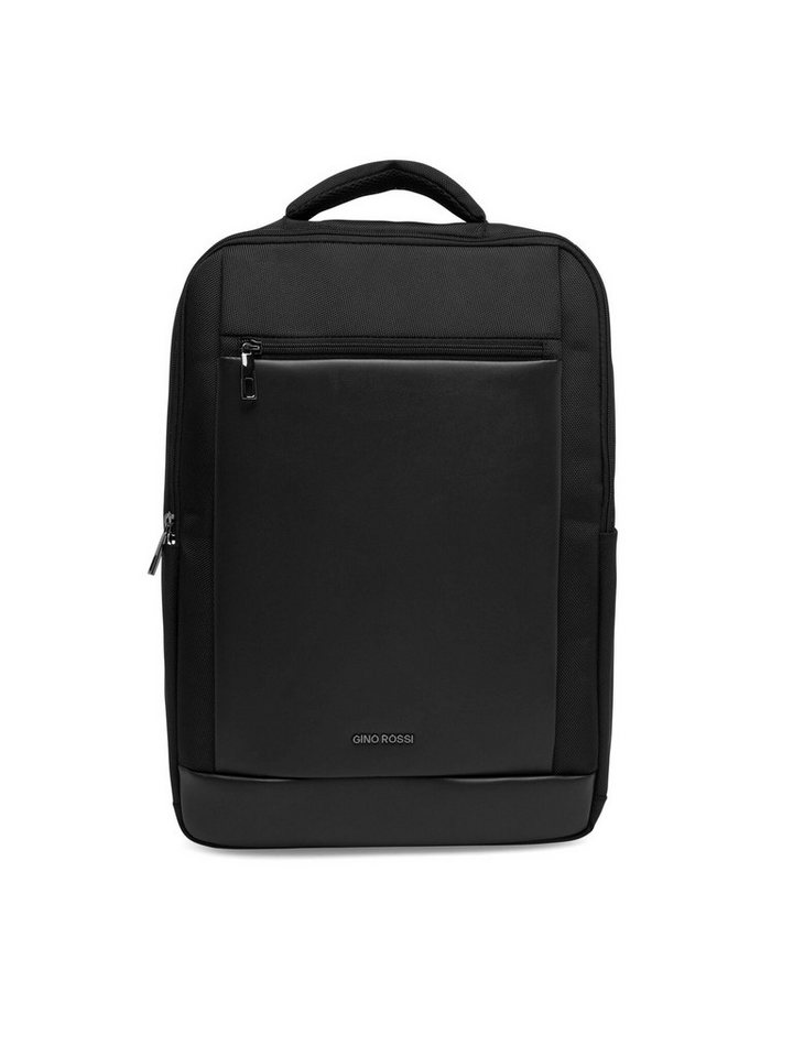 GINO ROSSI Freizeitrucksack Gino Rossi Herren-Rucksack Schwarz C-GIN-E-006-05 von GINO ROSSI