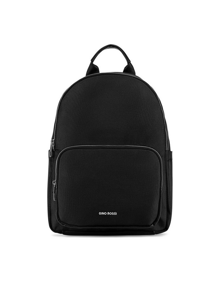 GINO ROSSI Freizeitrucksack Gino Rossi Herren-Rucksack Schwarz GIN-M-001-07 von GINO ROSSI