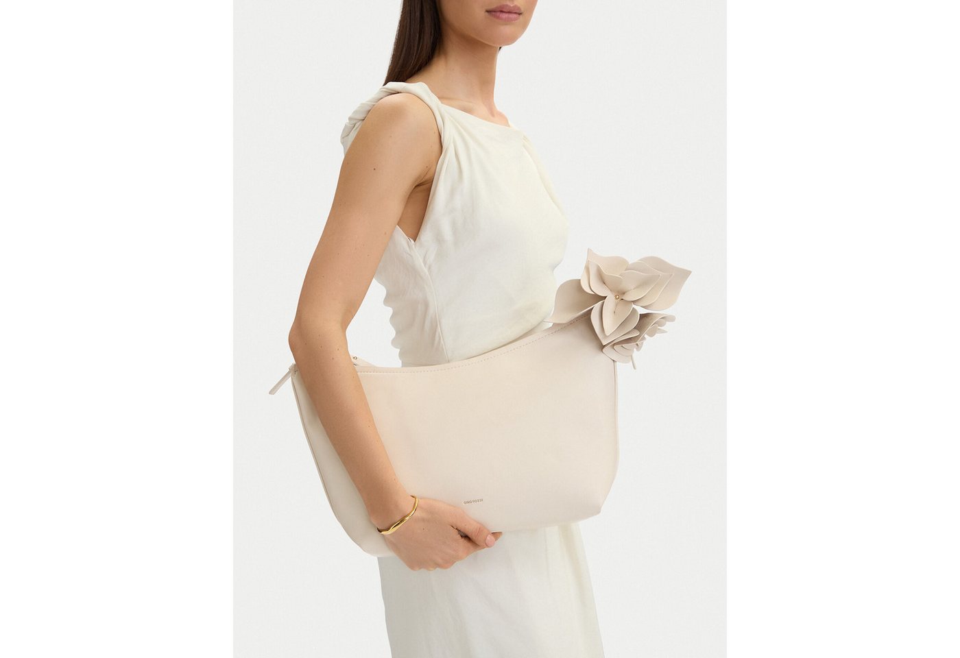 GINO ROSSI Handtasche Gino Rossi Damen-Handtasche in Creme von GINO ROSSI