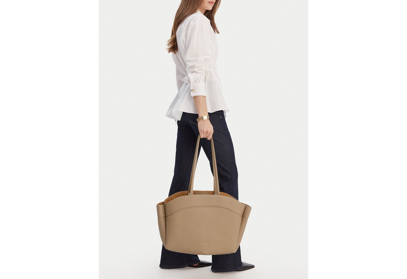 GINO ROSSI Handtasche Gino Rossi Damenhandtasche Beige von GINO ROSSI