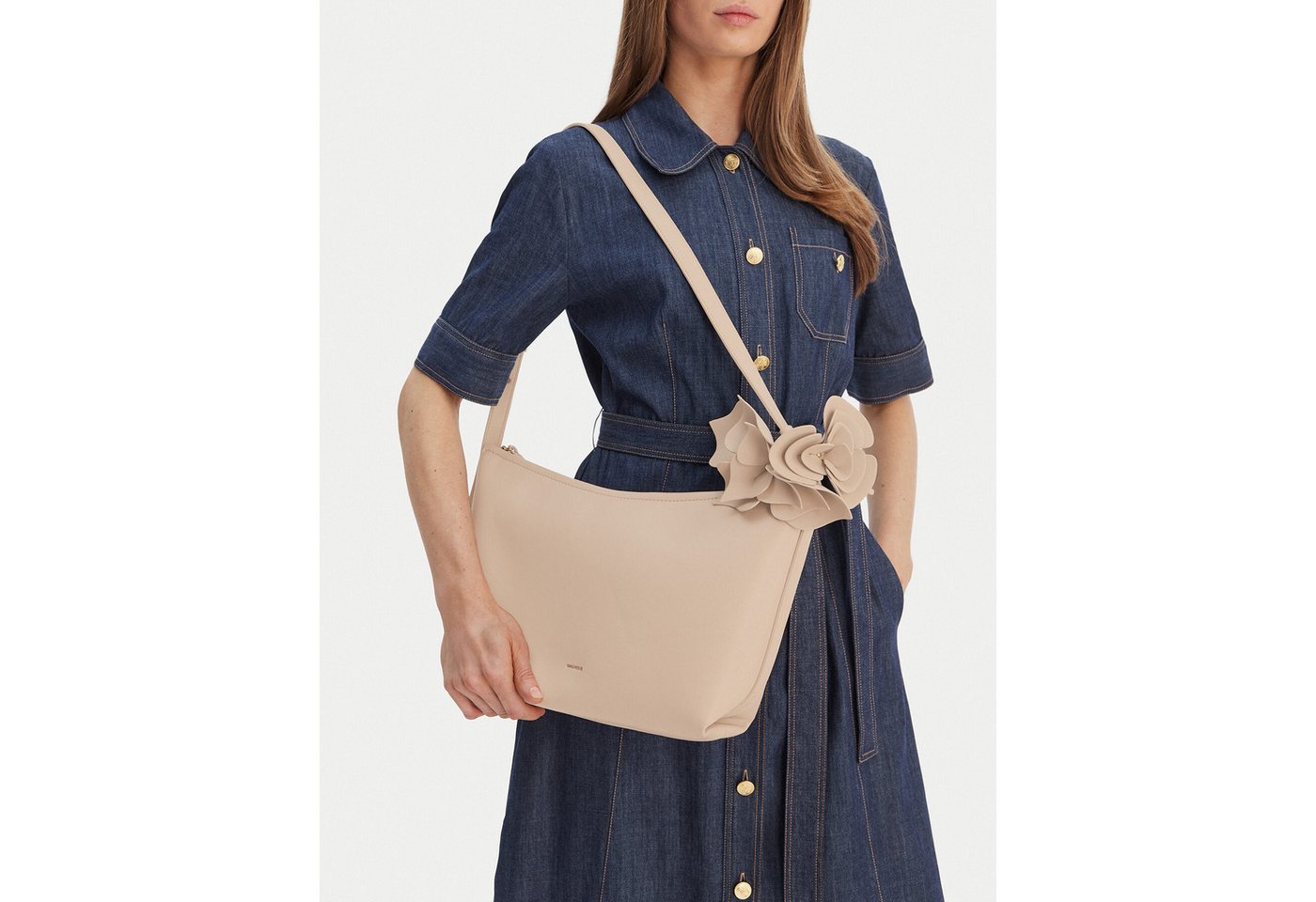 GINO ROSSI Handtasche Gino Rossi Damenhandtasche Beige von GINO ROSSI