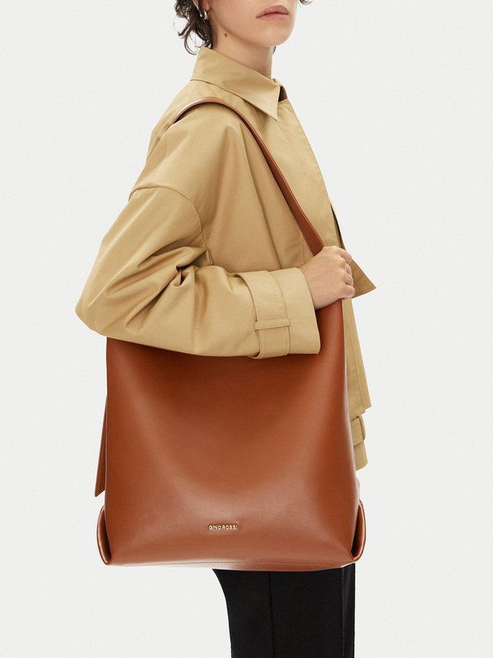 GINO ROSSI Handtasche Gino Rossi Damenhandtasche Braun C-ANA-RX8786 von GINO ROSSI