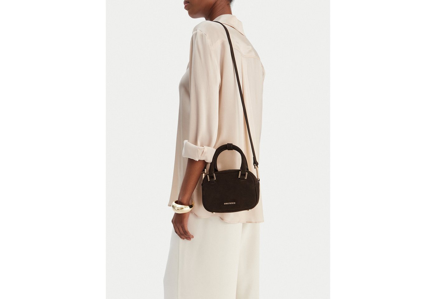 GINO ROSSI Handtasche Gino Rossi Damenhandtasche Braun von GINO ROSSI