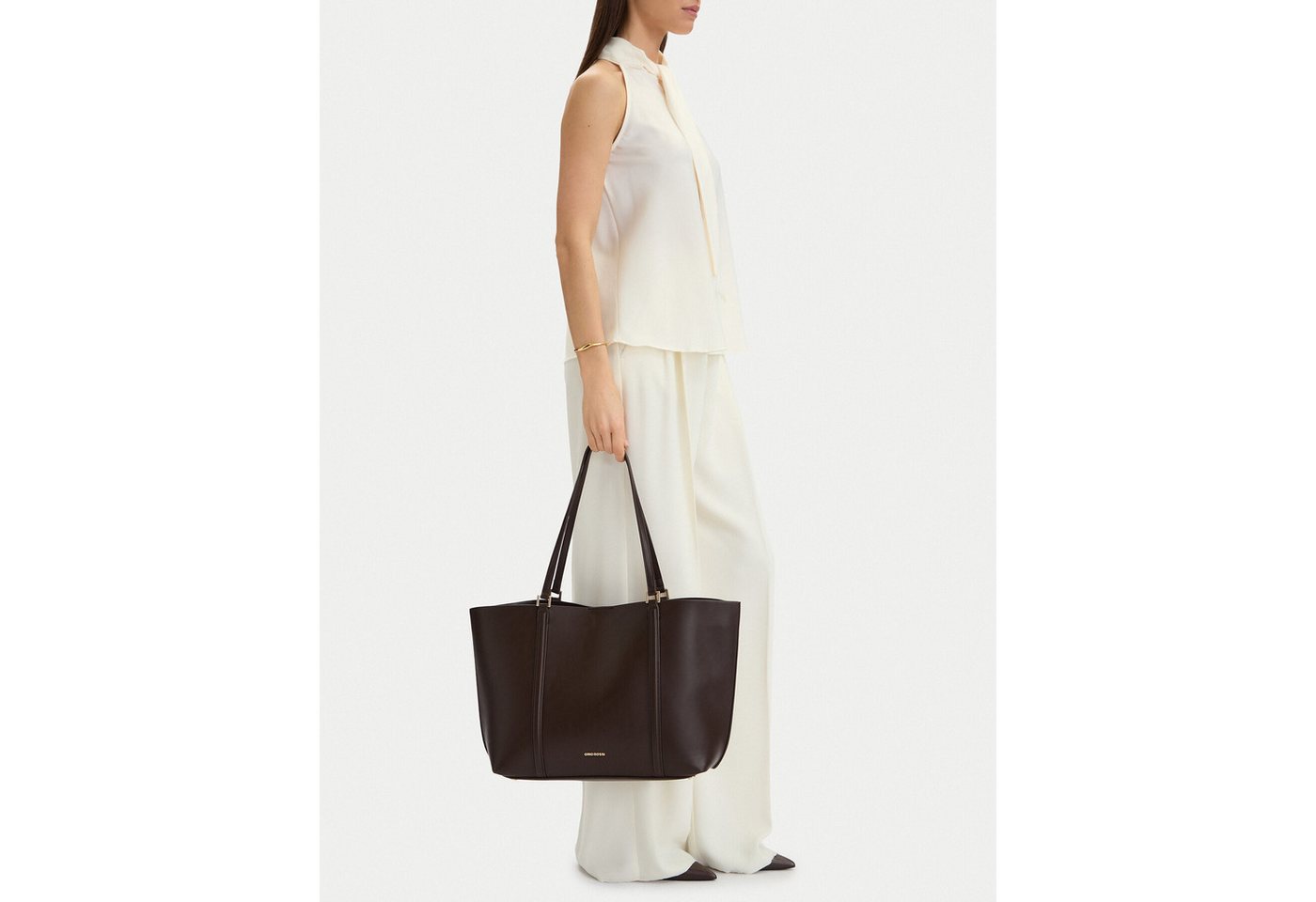 GINO ROSSI Handtasche Gino Rossi Damenhandtasche Braun von GINO ROSSI