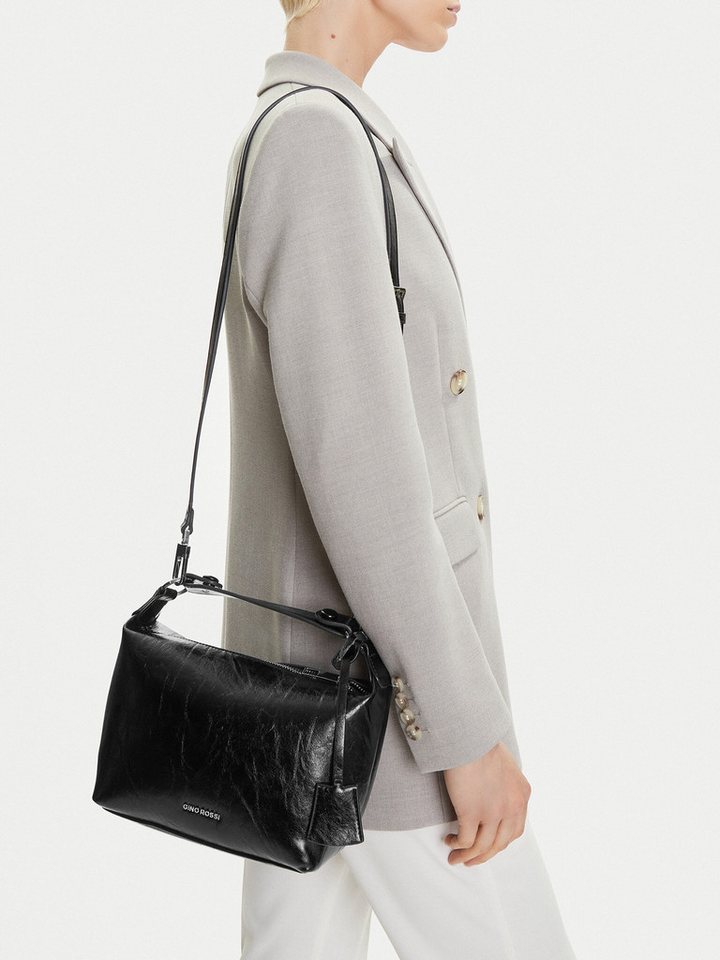 GINO ROSSI Handtasche Gino Rossi Damenhandtasche Schwarz GALIJA-RX8320 von GINO ROSSI