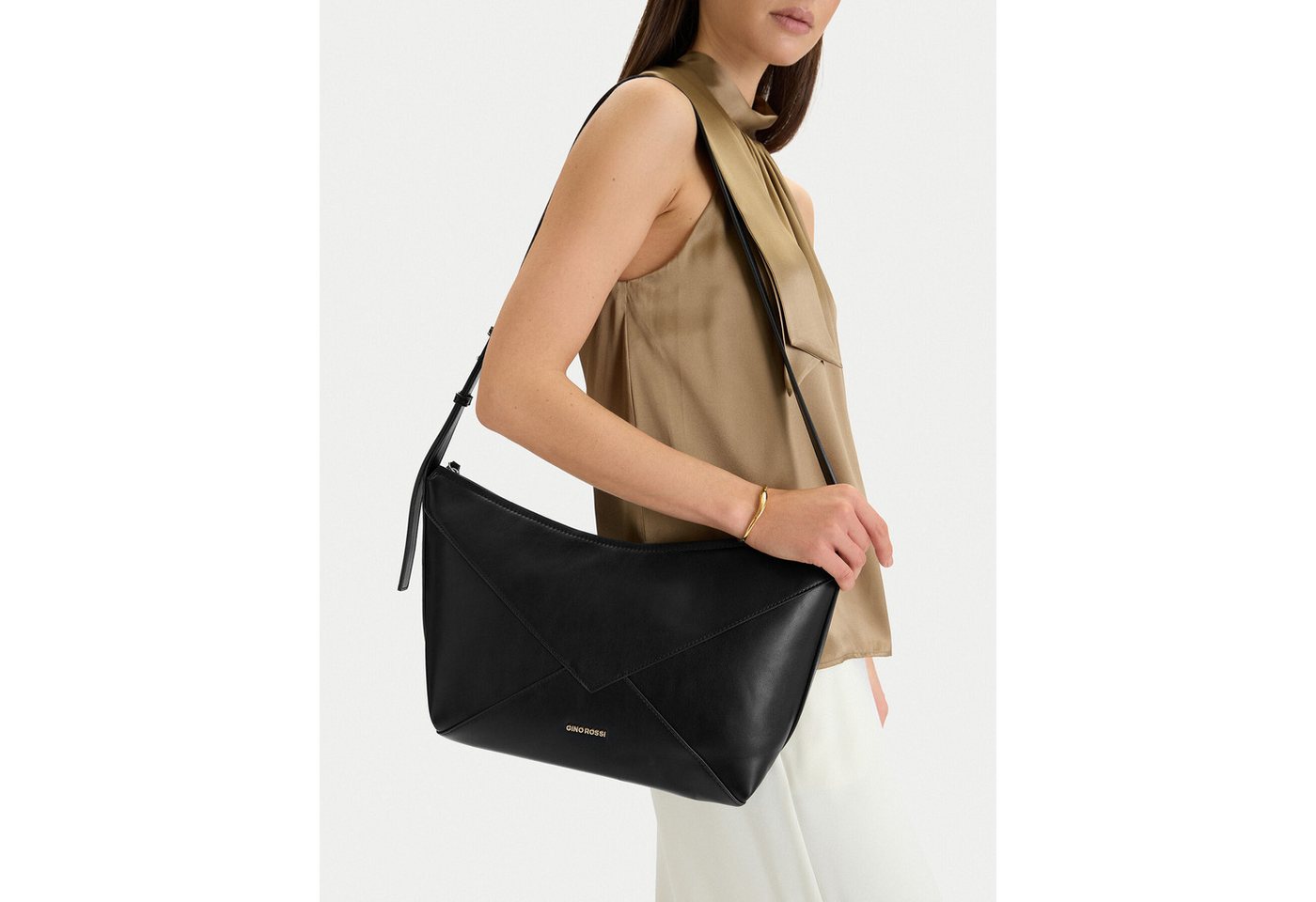 GINO ROSSI Handtasche Gino Rossi Damenhandtasche Schwarz von GINO ROSSI