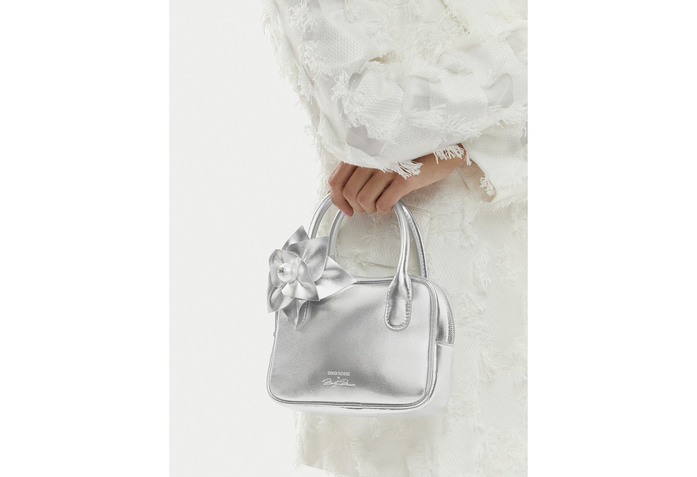 GINO ROSSI Handtasche Gino Rossi Damenhandtasche Silber von GINO ROSSI