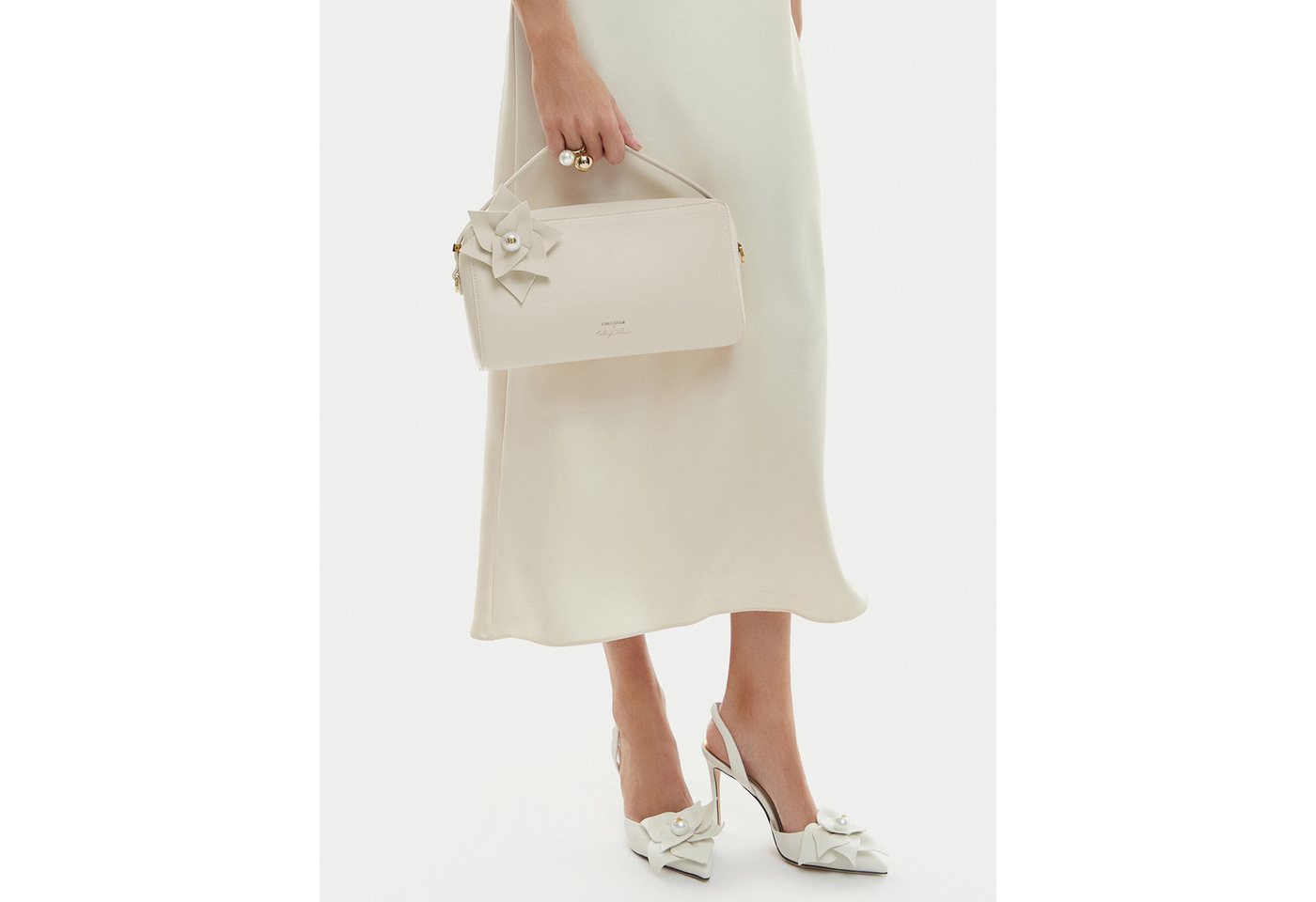 GINO ROSSI Handtasche Gino Rossi Damenhandtasche Weiß von GINO ROSSI