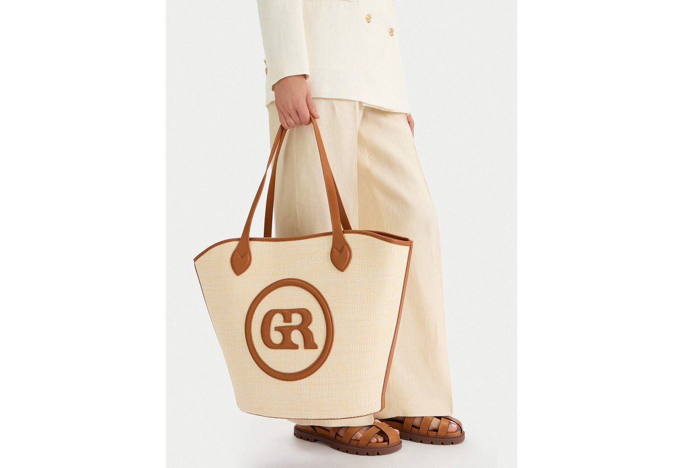 GINO ROSSI Handtasche Gino Rossi Damenhandtasche Weiß von GINO ROSSI