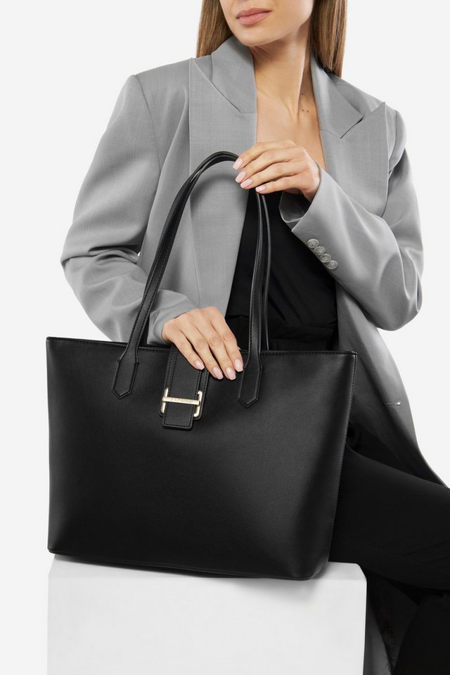 GINO ROSSI Handtasche Gino Rossi Große Shopper Tasche 1-1 schwarz von GINO ROSSI