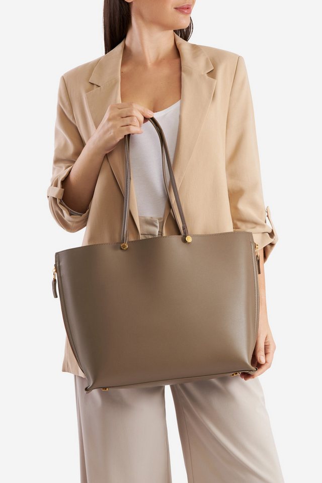 GINO ROSSI Handtasche Gino Rossi Große Shoppertasche WEN-2 beige von GINO ROSSI