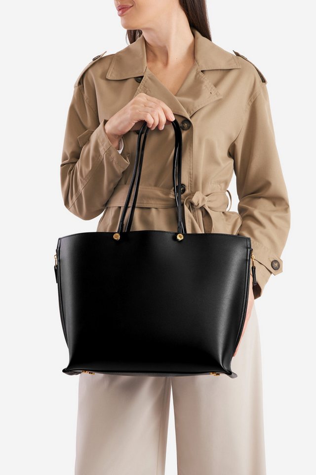 GINO ROSSI Handtasche Gino Rossi Große Shoppertasche WEN-2 schwarz von GINO ROSSI