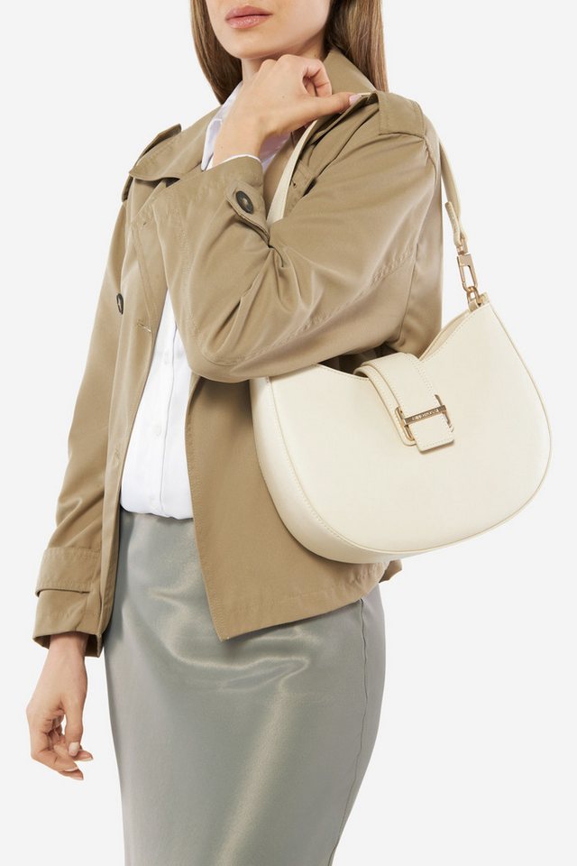 GINO ROSSI Handtasche Gino Rossi Kleine Croissanttasche 1-2 beige GINO ROSSI Handtasche Gino Rossi Kleine Croissanttasche 1-2 beige von GINO ROSSI