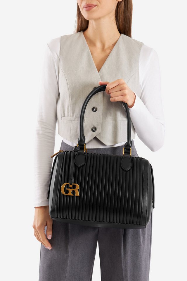 GINO ROSSI Handtasche Gino Rossi Kleine Kofferraumtasche TYLO0571 schwarz GINO ROSSI Handtasche Gino Rossi Kleine Kofferraumtasche TYLO0571 schwarz von GINO ROSSI