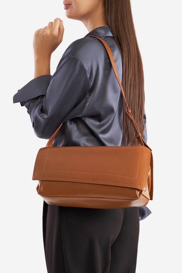 GINO ROSSI Handtasche Gino Rossi Kleine Tasche AGA-01 braun GINO ROSSI Handtasche Gino Rossi Kleine Tasche AGA-01 braun von GINO ROSSI
