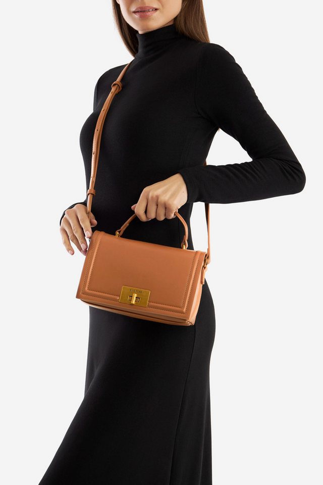 GINO ROSSI Handtasche Gino Rossi Kleine Umhängetasche AGA-06 Braun von GINO ROSSI