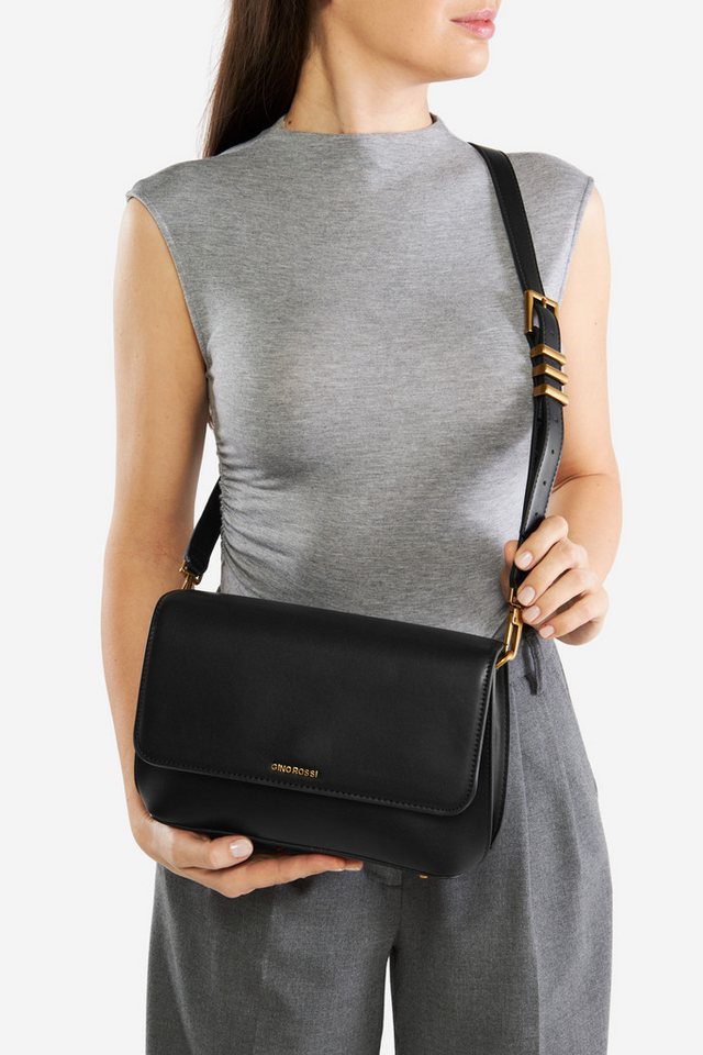 GINO ROSSI Handtasche Gino Rossi Kleine Umhängetasche WENDY-1 Schwarz GINO ROSSI Handtasche Gino Rossi Kleine Umhängetasche WENDY-1 Schwarz von GINO ROSSI
