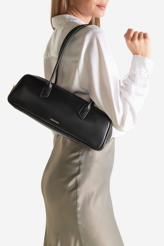 GINO ROSSI Handtasche Gino Rossi Ledertasche klein CS11166-001 schwarz von GINO ROSSI