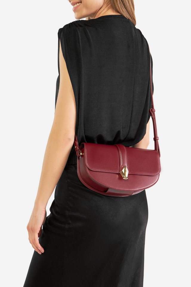 GINO ROSSI Handtasche Gino Rossi Ledertasche klein CS9256 rot von GINO ROSSI