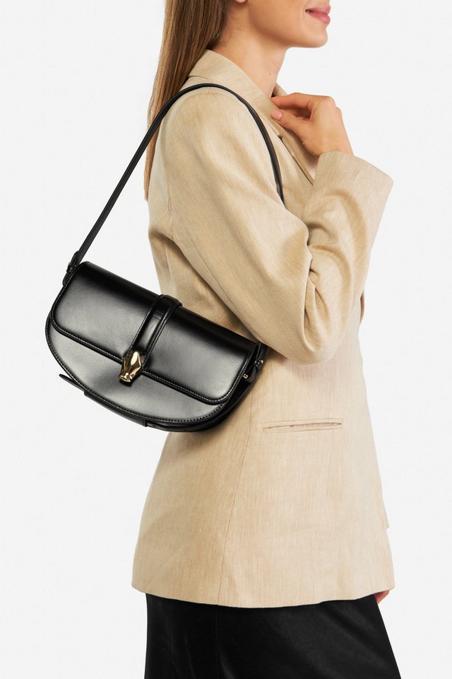 GINO ROSSI Handtasche Gino Rossi Ledertasche klein CS9256 schwarz GINO ROSSI Handtasche Gino Rossi Ledertasche klein CS9256 schwarz von GINO ROSSI