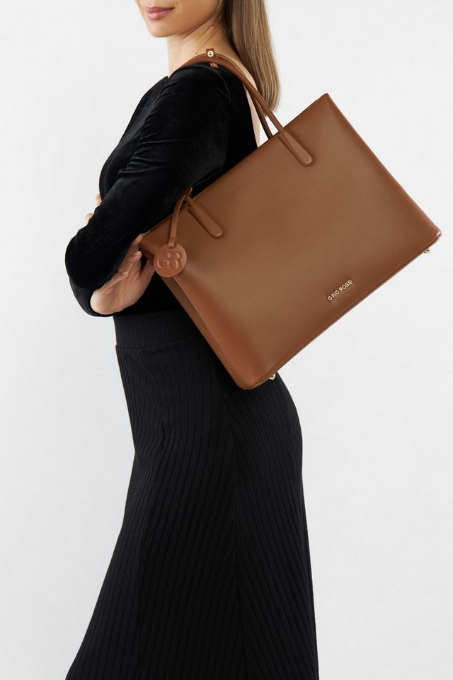 GINO ROSSI Handtasche Gino Rossi Tasche OJ-82713 braun von GINO ROSSI