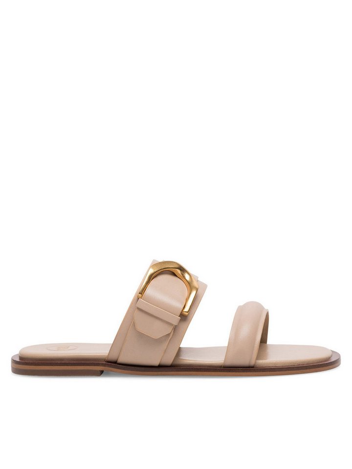 GINO ROSSI Pantoletten ELZA-112686 Beige Pantolette von GINO ROSSI