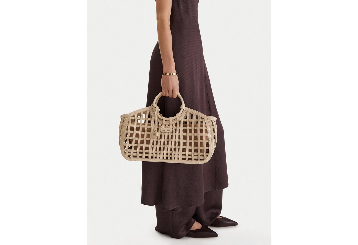 GINO ROSSI Umhängetasche Gino Rossi Damen Tasche Beige von GINO ROSSI