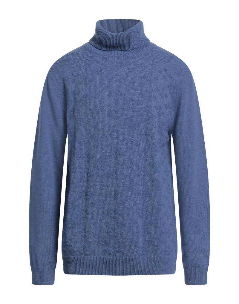 GIOFERRARI Rollkragenpullover Herren Blaugrau von GIOFERRARI