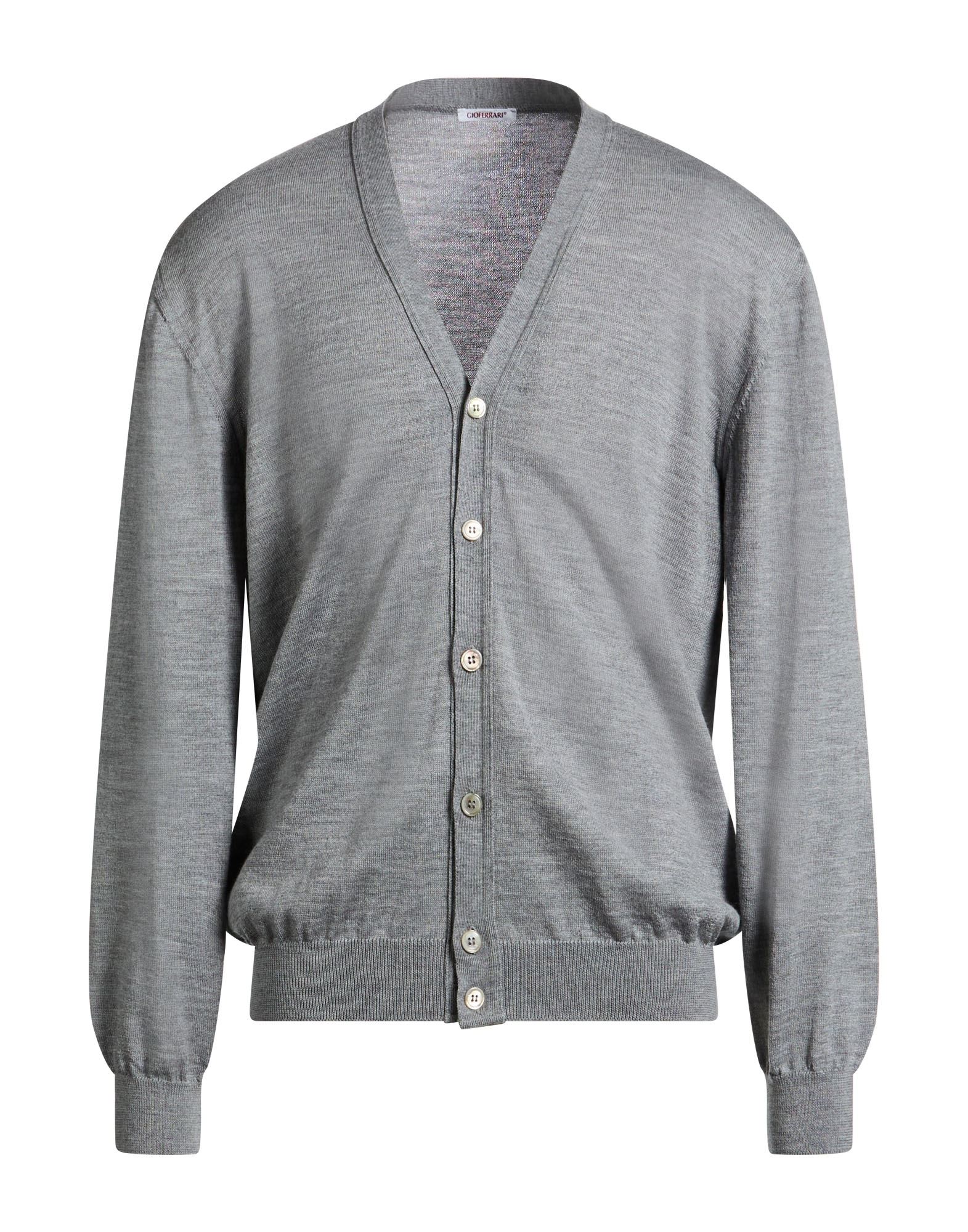 GIOFERRARI Strickjacke Herren Hellgrau von GIOFERRARI