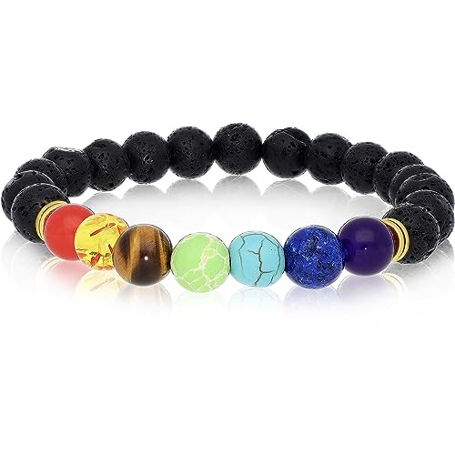 GIOIAPURA Dosha Chakra Trendy Armband mit Perlen, Uni, Artikelnr. DSH49, Legierter Stahl GIOIAPURA Dosha Chakra Trendy Armband mit Perlen, Uni, Artikelnr. DSH49, Legierter Stahl von GIOIAPURA