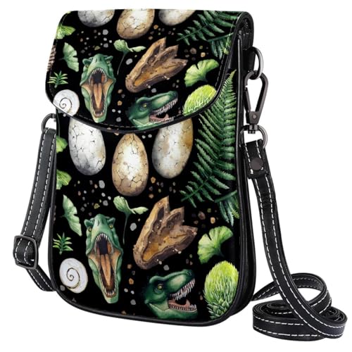 GIOKQB Damen Klein Umhängetasche Dinosaurier-Augen Schultertasche Handytasche Zum Umhängen Mini Crossbody Tasche von GIOKQB