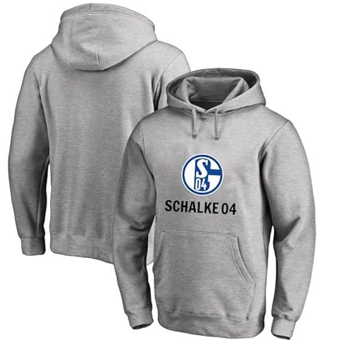 GIOPSQ Herren Hoodies Schalke 04 Langarm-Sweatshirts Pullover Superweiche Pullover Solide Jacken Sportanzug/D/XXL von GIOPSQ