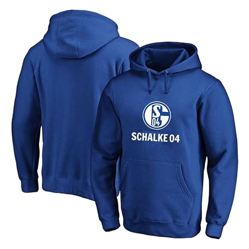 GIOPSQ Herren Hoodies Schalke 04 Langarm-Sweatshirts Pullover Superweiche Pullover Solide Jacken Sportanzug/E/L von GIOPSQ