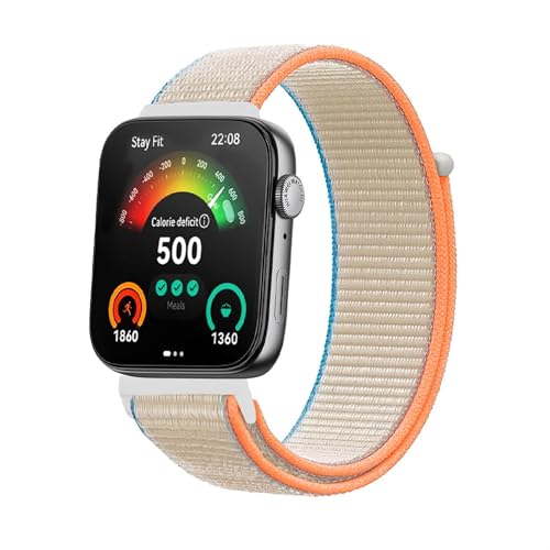 GIOPUEY Nylon Armband Kompatibel mit Huawei Wacth Fit 4/Fit 4 Pro/Fit 3, Ersatz Sport Loop Uhrenarmband, Geflochtenes Armband, Damen Herren - beige GIOPUEY Nylon Armband Kompatibel mit Huawei Wacth Fit 4/Fit 4 Pro/Fit 3, Ersatz Sport Loop Uhrenarmband, Geflochtenes Armband, Damen Herren - beige von GIOPUEY